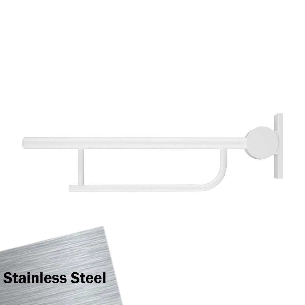 Armitage Shanks 800mm Contour 21 Stainless Steel Hinged Arm Wall Suppo