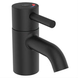 Armitage Shanks Contour 21+ Outline Thermostatic Basin Mixer with Flexi Tails - Silk Black - A6790XG - TAP 'N' SHOWER