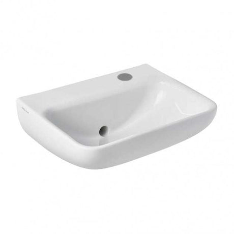Armitage Shanks 500mm Wide 1 RH Tap Hole Contour 21 Plus Basin with Ba