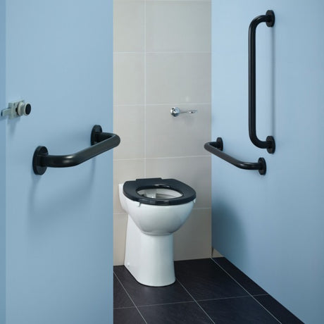 Armitage Shanks Doc M Contour 21+ Ambulant Care Back To Wall or Close Coupled Packs - Charcoal - S0681RN