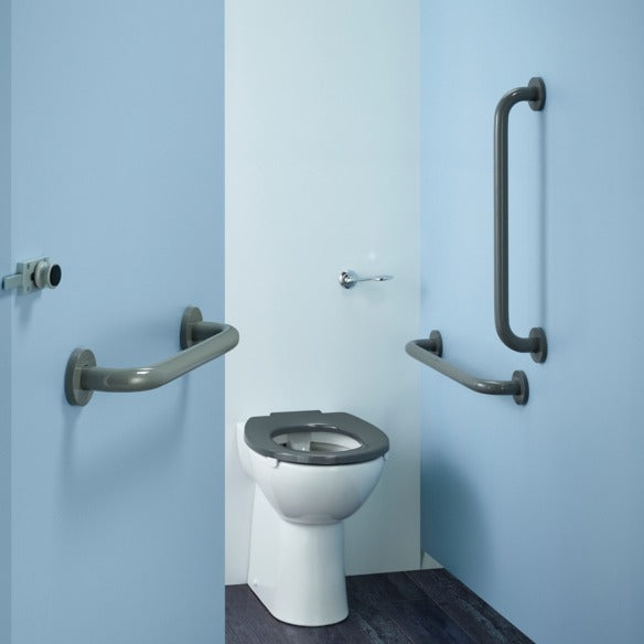 Armitage Shanks Doc M Contour 21+ Ambulant Care Back To Wall or Close Coupled Packs - Grey - S0681LJ