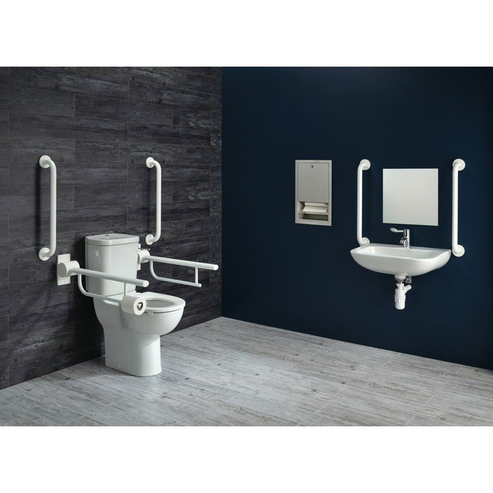 Armitage Shanks Doc M Contour 21+ Peninsular Care Pack - White - S0682AC - TAP 'N' SHOWER