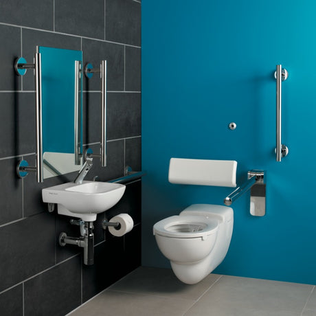 Armitage Shanks Doc M Sensorflow Wall Mounted Left Or Right Hand Packs - Chrome - S6986AA