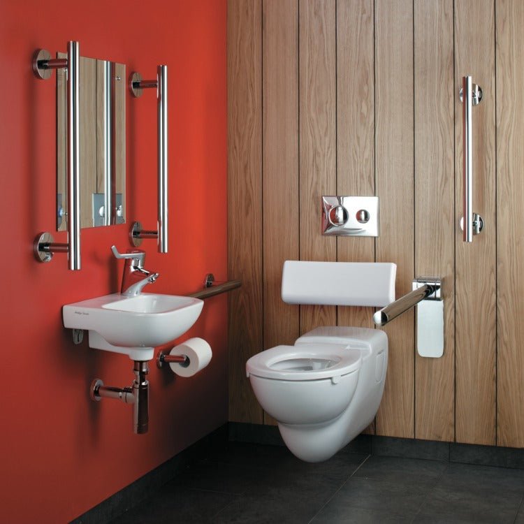 Armitage Shanks Doc M Wall Mounted Left Or Right Hand Packs - Chrome - S6972AA - TAP 'N' SHOWER