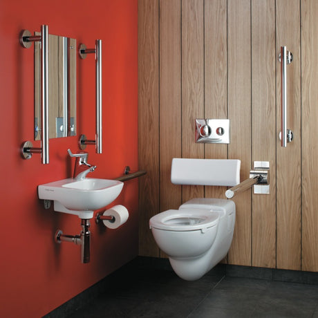Armitage Shanks Doc M Wall Mounted Left Or Right Hand Packs - Chrome - S6972AA