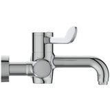 Armitage Shanks Markwik 21 Plus Thermostatic Panel Mounted Basin Mixer Tap with Lever Fixed Spout - Chrome - A6735AA