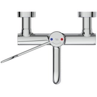 Armitage Shanks Markwik 21 Plus Thermostatic Panel Mounted Basin Mixer Tap with Lever Fixed Spout - Chrome - A6735AA - TAP 'N' SHOWER