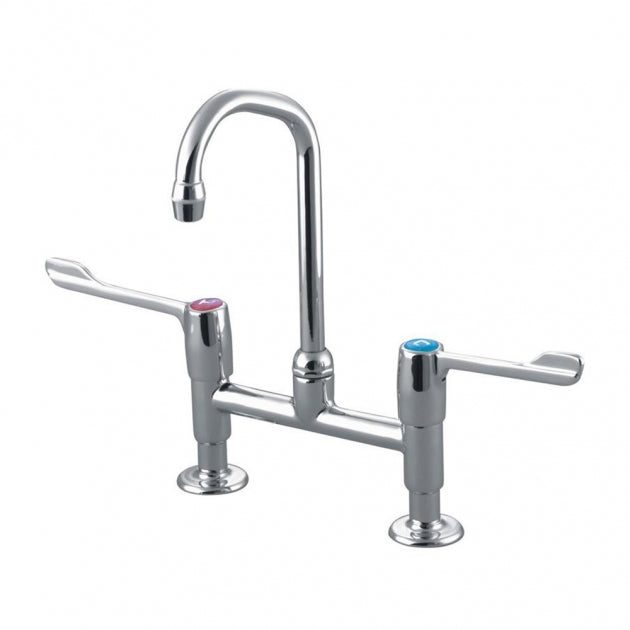 Armitage Shanks Markwick Dual Control Swivel Anti Splash Spout Pillar Sink Filler - Chrome - S8275AA