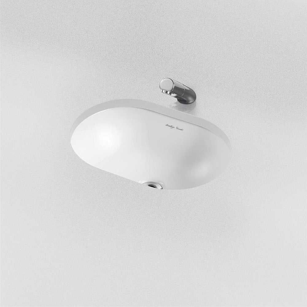 Armitage Shanks 480mm Wide 0 Tap Hole Marlow 21 Oval Under Countertop 
