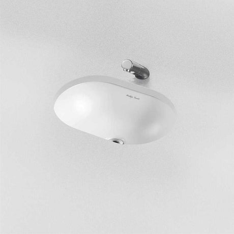 Armitage Shanks 480mm Wide 0 Tap Hole Marlow 21 Oval Under Countertop 