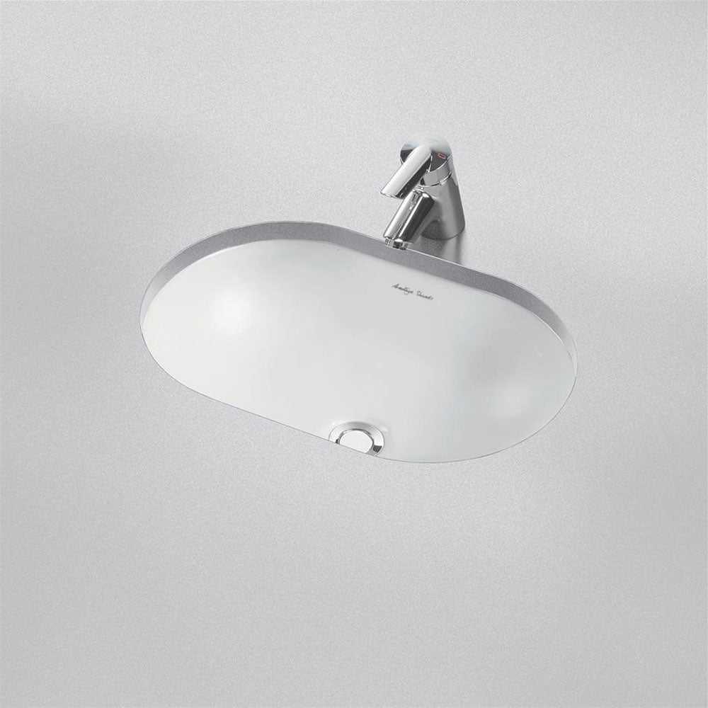 Armitage Shanks 550mm Wide 0 Tap Hole Marlow 21 Oval Under Countertop 