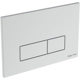 Armitage Shanks Oleas M2 Mechanical Dual Flushplate - Brushed Chrome - S0767JG