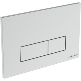 Armitage Shanks Oleas M2 Mechanical Dual Flushplate - Brushed Chrome - S0767JG