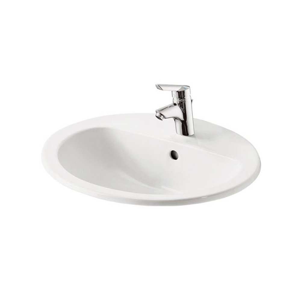 Armitage Shanks 550mm Wide 1 Tap Hole Orbit 21 Countertop Basin with O