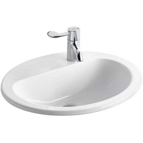 Armitage Shanks 550mm Wide 1 Tap Hole Right Hand Orbit 21 Countertop B