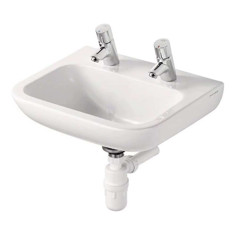 Armitage Shanks 400mm Wide 2 Tap Hole Portman 21 Wall Hung Cloakroom B