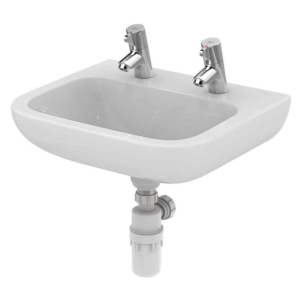 Armitage Shanks 500mm Wide 2 Tap Hole Portman 21 Wall Hung Cloakroom B