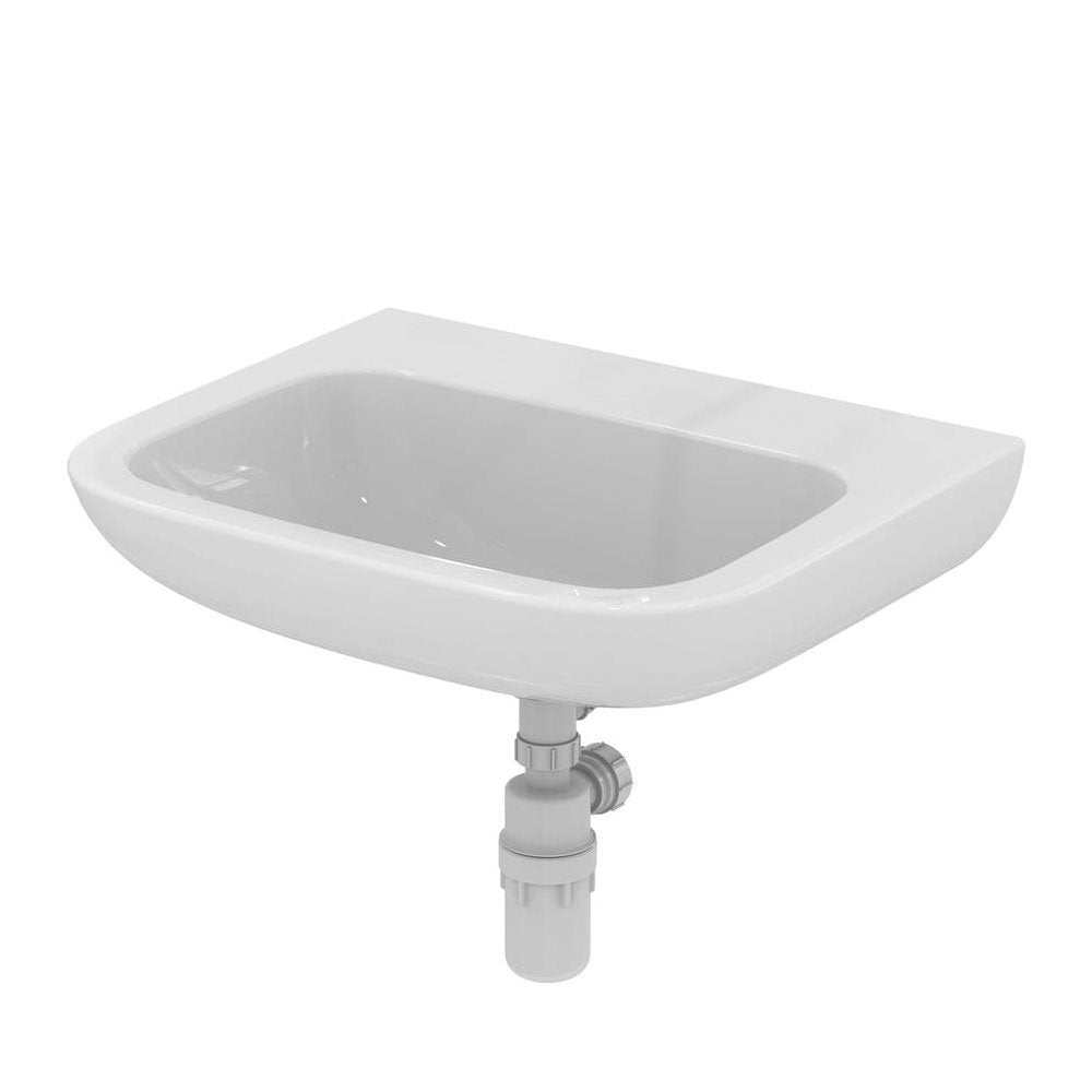 Armitage Shanks 600mm Wide 0 Tap Hole Portman 21 Wall Hung Basin No Overflow - S225501