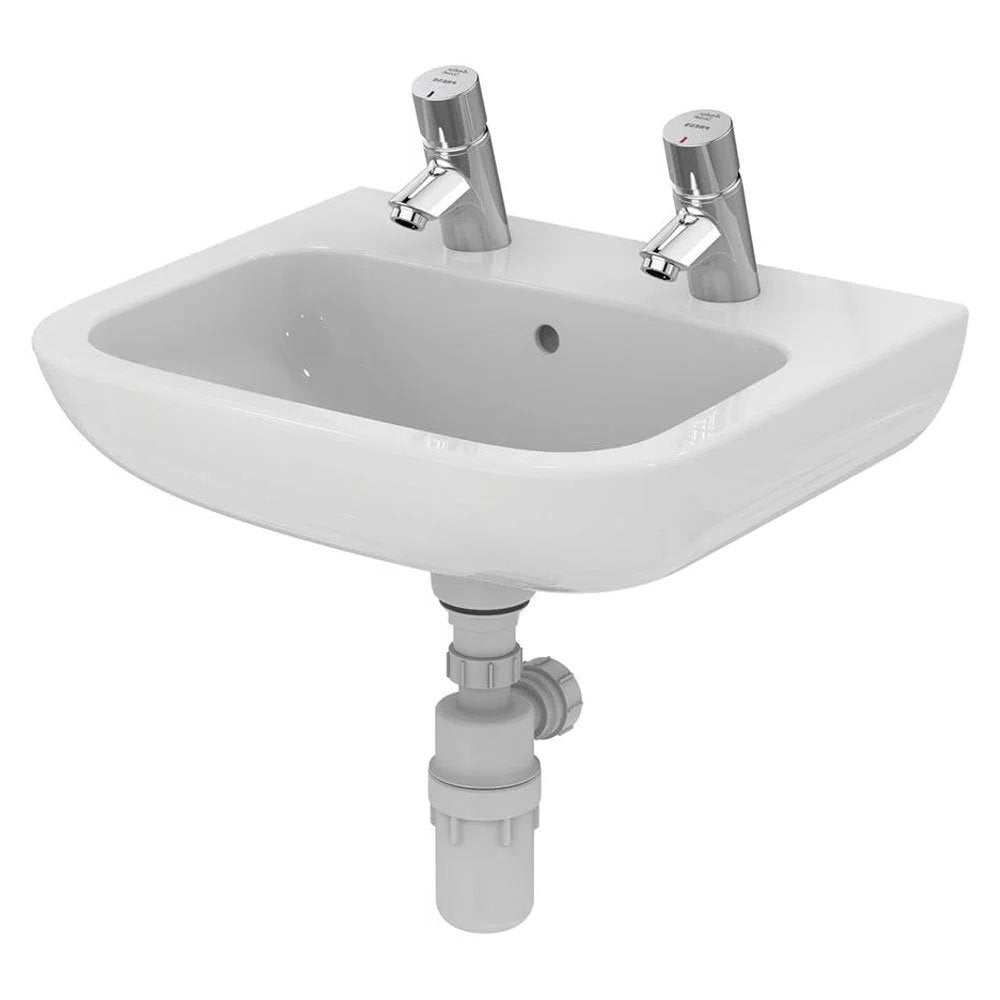 Armitage Shanks 500mm Wide 2 Tap Hole Portman 21 Wall Hung Cloakroom B