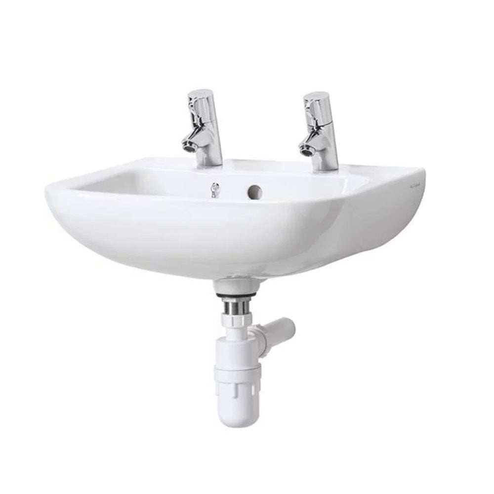 Armitage Shanks 400mm Wide 2 Tap Hole Portman 21 Wall Hung Cloakroom B