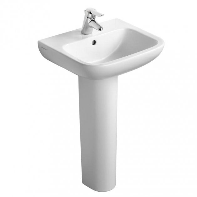 Armitage Shanks Portman 21 1 Tap hole Basin 500mm Wide - White - S248101 - TAP 'N' SHOWER