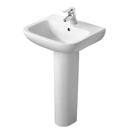 Armitage Shanks 500mm Wide 1 Tap hole Portman 21 Basin with Full Pedes