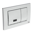 Armitage Shanks Septa Pro E1 Electronic (Infrared) & Manual Metal Dual Flushplate - Chrome - S0772AA - TAP 'N' SHOWER