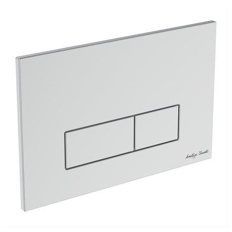 Armitage Shanks Oleas P2 Pneumatic Dual Flushplate - Chrome - S0857AA