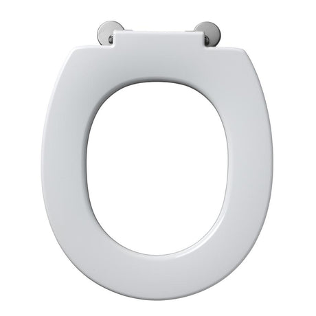Armitage Shanks Contour 21 Seat No Cover Stainless Steel Hinges - White - S406601