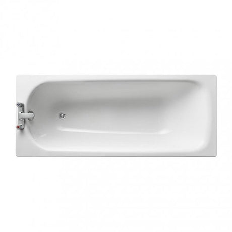 Armitage Shanks Sandringham 21 Rectangular Steel Bath 1700mm x 700mm 2 Tap Hole - White - S183601