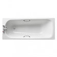 Armitage Shanks Sandringham 21 Rectangular Steel Bath with Grips 1700mm x 700mm - White - S183901