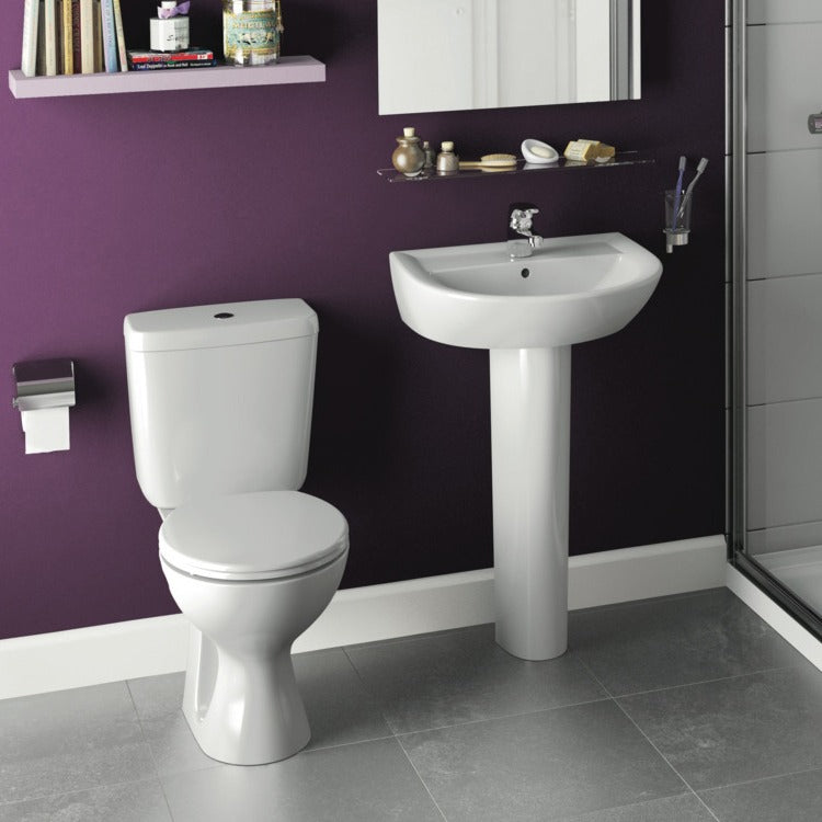 Armitage Shanks Sandringham 21 Close Coupled Toilet Pan ONLY - White - E896301