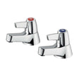 Armitage Shanks Lever Head Sandringham 21 Bath Taps Pair - Chrome - B9