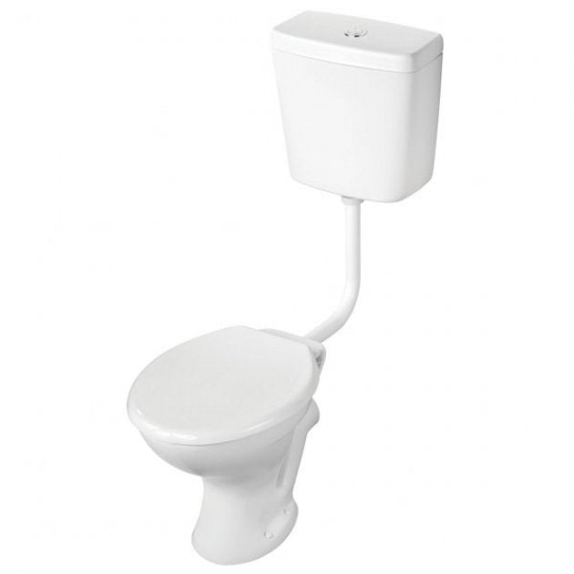 Armitage Shanks Sandringham 21 Low Level Toilet Push Button Cistern - White - E876101 - TAP 'N' SHOWER