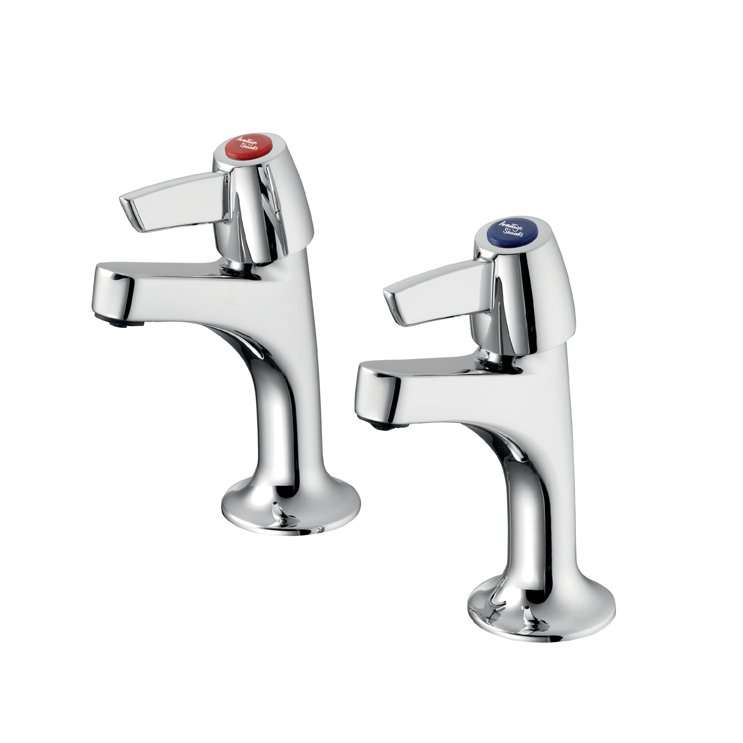Armitage Shanks High Neck Sandringham 21 Kitchen Sink Pillar Taps with