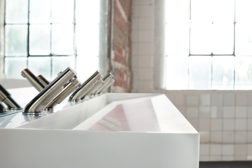 Armitage Shanks Sensorflow 21 Compact Mixer - Ultra Steel - A4852GN - TAP 'N' SHOWER