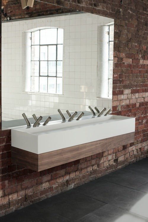 Armitage Shanks Sensorflow 21 Compact Mixer - Ultra Steel - A4852GN - TAP 'N' SHOWER