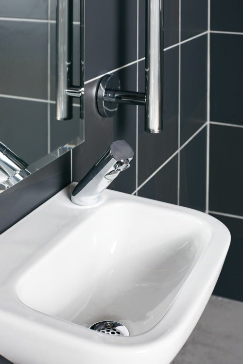 Armitage Shanks Sensorflow 21 Compact Mixer - Ultra Steel - A4852GN - TAP 'N' SHOWER