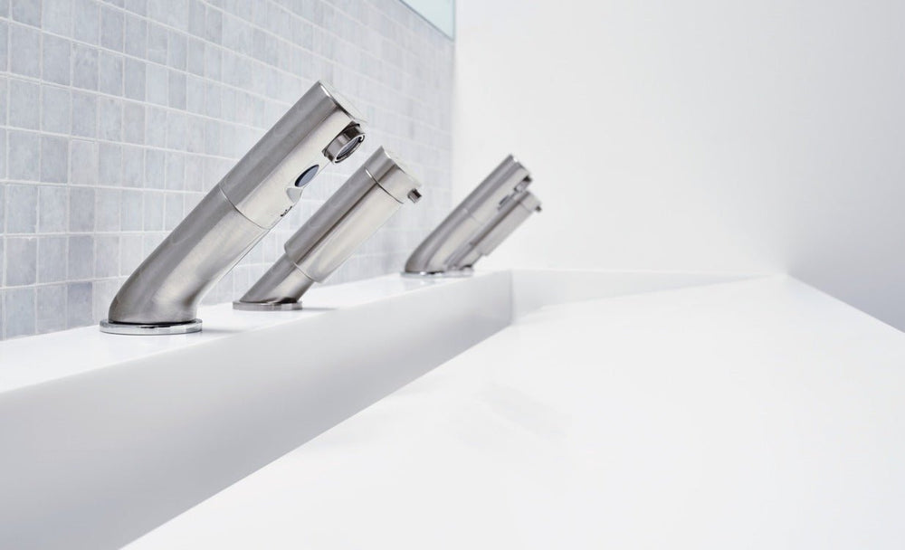 Armitage Shanks Sensorflow 21 Compact Mixer - Ultra Steel - A4852GN - TAP 'N' SHOWER