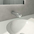 Chrome Sensorflow E Mains Panel mounted basin tap by Armitage Shanks with touchless sensor technology
