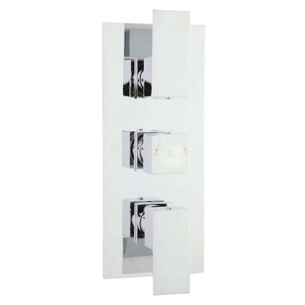 Hudson Reed Triple Handle Thermostatic Art Concealed Shower Valve with