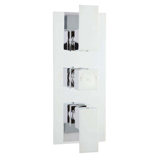 Hudson Reed Triple Handle Thermostatic Art Concealed Shower Valve with
