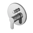 Nuie Arvan Diverter single handle manual concealed shower valve in chrome finish