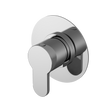 Nuie Arvan Concealed Stop Tap round chrome shower valve with polished finish and ceramic disc technology