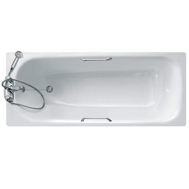 Armitage Shanks Nisa 2 tapholes Steel Bath 170cm x 70cm  - White - S186301