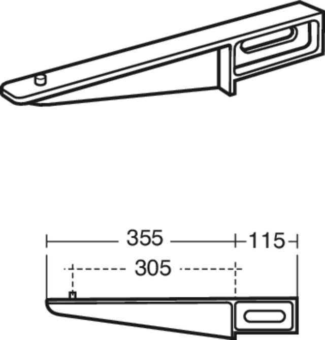Armitage Shanks Brackets - Chrome - S922167