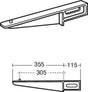 Armitage Shanks Brackets - Chrome - S922167