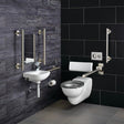 Armitage Shanks Doc M Wall Mounted Left Or Right Hand Packs - Stainless Steel - S6972MY - TAP 'N' SHOWER