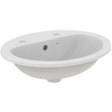 Armitage Shanks 550mm Wide 2 Tap Hole Orbit 21 Countertop Basin with O