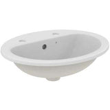 Armitage Shanks 550mm Wide 2 Tap Hole Orbit 21 Countertop Basin with O